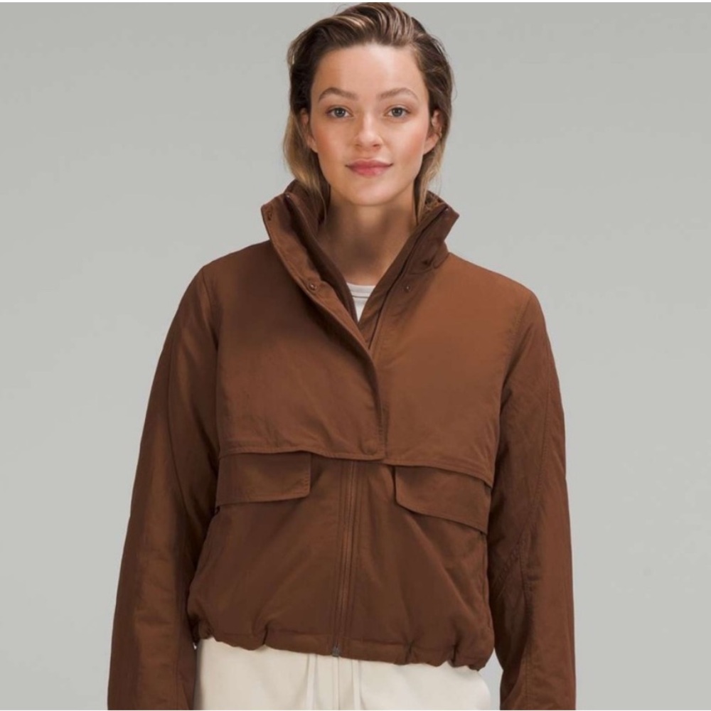 lululemon athletica Always Effortless Jacket Roasted Brown NWT size 6